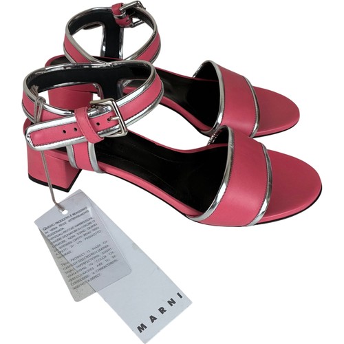 Marni pink leather - marni, strappy