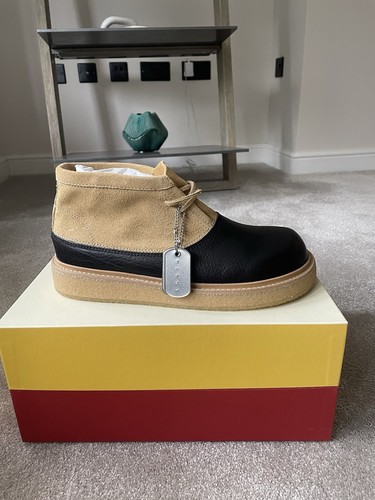 Marni suede patch boots - marni,