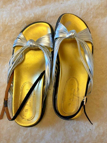 Marni gold sandals - marni,