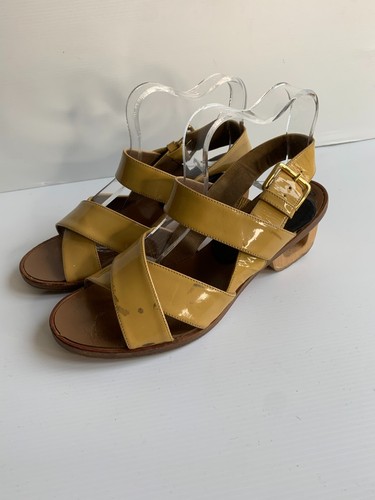 Marni patent leather chunky