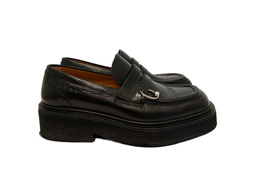 Marni pierced loafers black - marni,