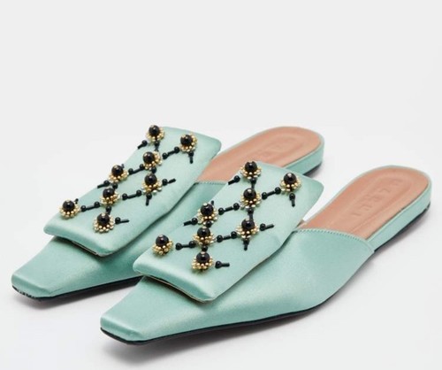 Marni satin embellished mules - marni,