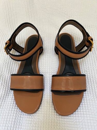 Marni caramel patent leather