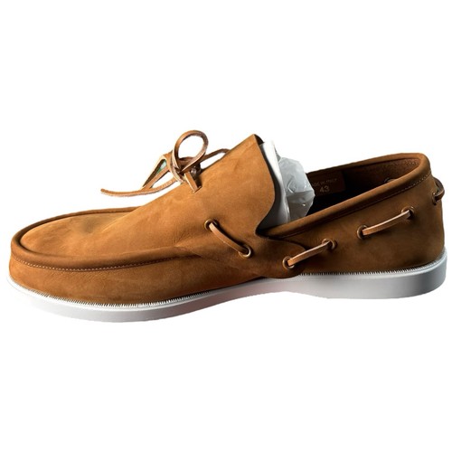 Marni moccasin brown loafers - brown,